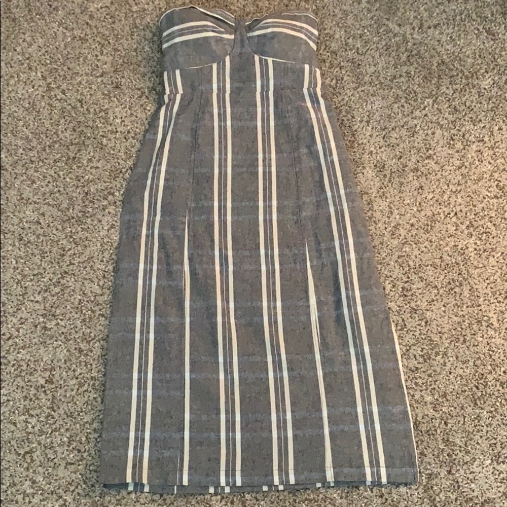 NWT Life Like This Plaid Dress Black/Gray